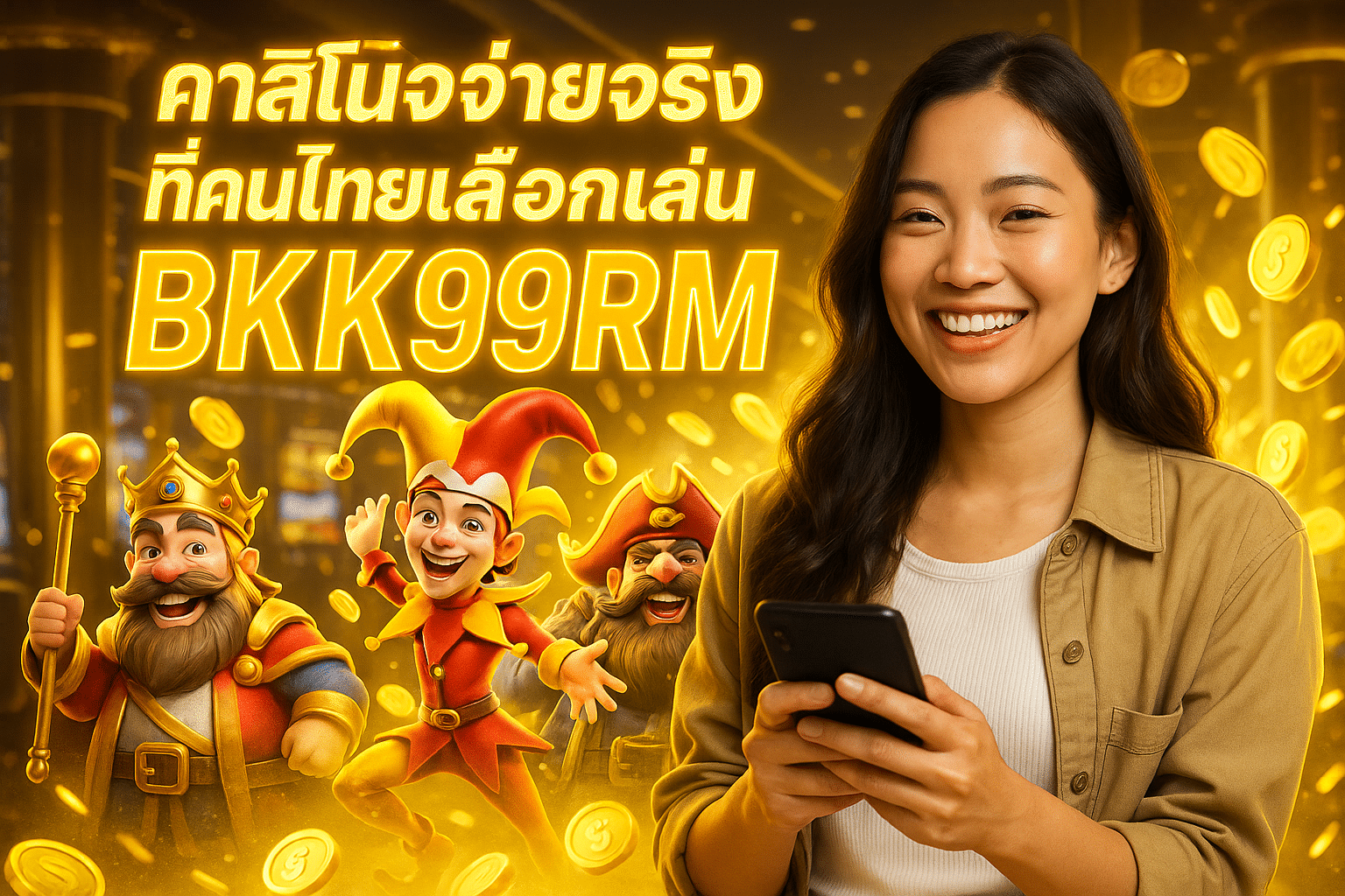 คาสิโนจ่ายจริง ที่คนไทยเลือกเล่น BKK99RM