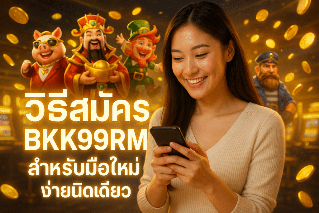 วิธีสมัคร BKK99RM สำหรับมือใหม่ ง่ายนิดเดียว