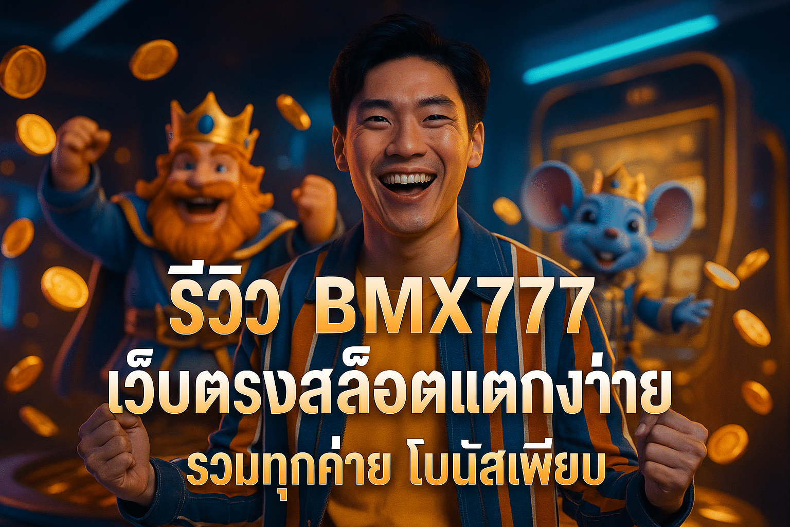 รีวิว BMX777 เว็บตรงสล็อตแตกง่าย รวมทุกค่าย โบนัสเพียบ