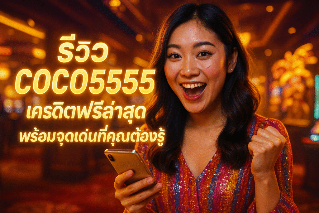 รีวิว COCO5555 เครดิตฟรีล่าสุด พร้อมจุดเด่นที่คุณต้องรู้